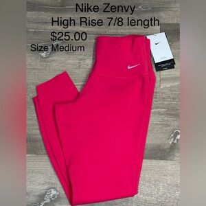 Nike Zenvy High Rise Pink Leggings